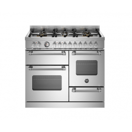 ERTAZZONI MAS106L3EXT Ηλεκτρική Κουζίνα με Εστίες Αερίου 100cm Inox